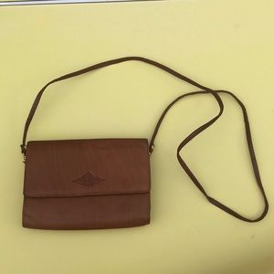 Button Velvet Touch Cowhide Purse